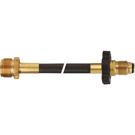 Mec E Z Handwheel Adapter Hose 1 in. x 20 M x Pol M 12 ft MER407-144